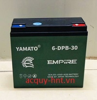 Ắc quy xe đạp điện Yamato  6-DPB 30(12V - 30ah)