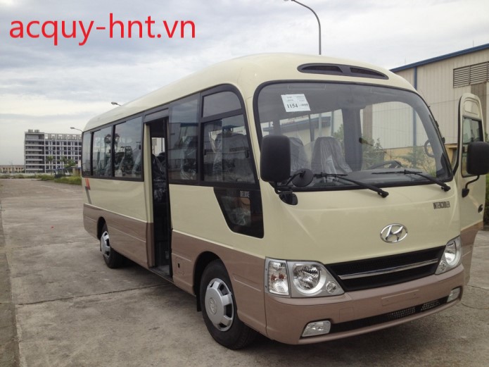 Xe Ô Tô XE BUS 29 CHỖ HYUNDAI COUNTY Dùng Bình Ắc Quy Gì Tốt Nhất?