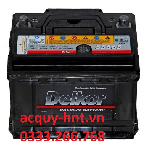 Ắc Quy Khởi Động Delkor DIN 55565R (12V-55AH)